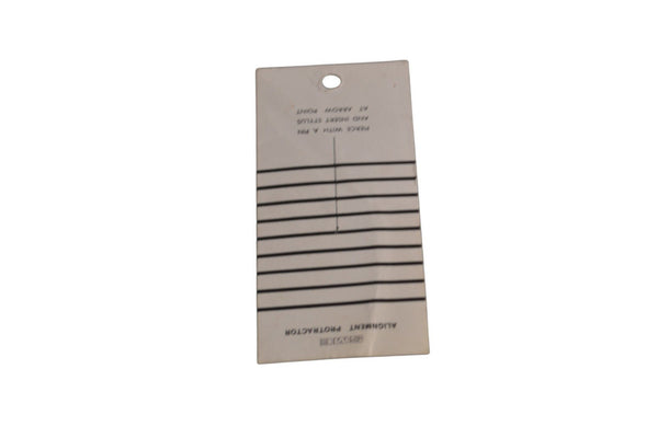 SME3009 Cartridge Alignment Template Card Series II - Chorlton Analogue