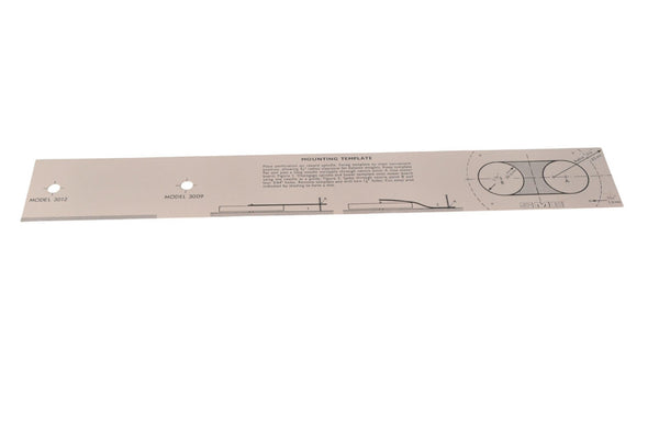 SME3009 Mounting Template SME 3012 Series II - Chorlton Analogue