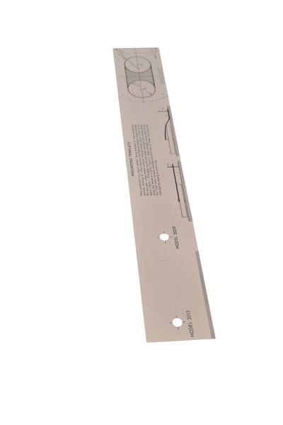 SME3009 Mounting Template SME 3012 Series II - Chorlton Analogue