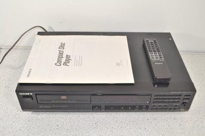 Sony CDP-497 CD Player Single-Disc Fixed RCA Output Headphone Port - Chorlton Analogue