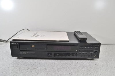 Sony CDP - 497 CD Player Single - Disc Fixed RCA Output Headphone Port - Chorlton Analogue
