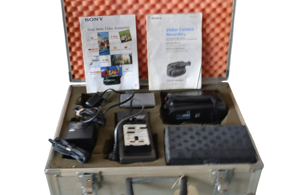 Sony Handicam CCD - TR350E Video Camera with Flight Case and Accessories - Chorlton Analogue