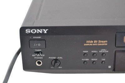 Sony MDS - JE520 MiniDisc Deck Player With RM - D15M Remote - Chorlton Analogue