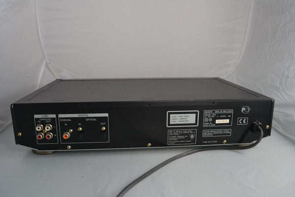 Sony MDS - JE520 Stereo Mini Disc Recorder - Chorlton Analogue