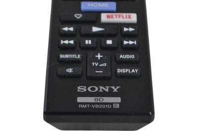 Sony RMT - VB201D Remote Control for BD Player with Netflix Home Function - Chorlton Analogue