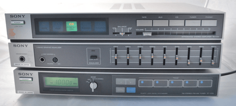 Sony TA - V30 Amplifier and Equaliser with TA - V30 Analogue Tuner with Phono - Chorlton Analogue
