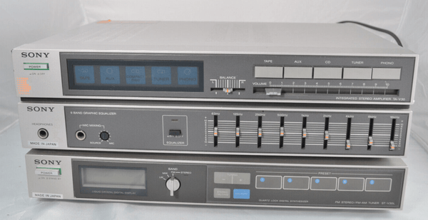 Sony TA - V30 Amplifier and Equaliser with TA - V30 Analogue Tuner with Phono - Chorlton Analogue