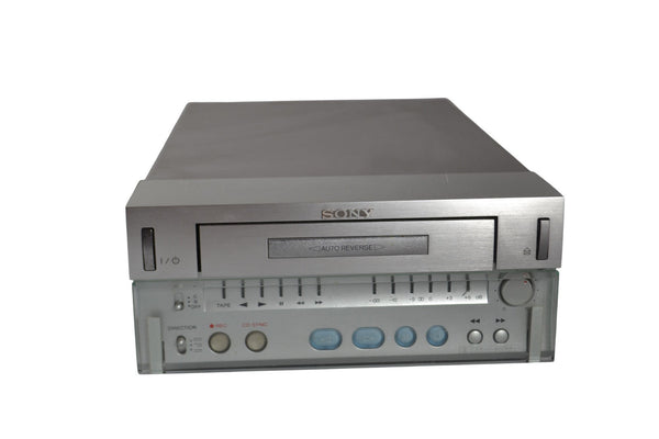 Sony TC SD1 Stereo Cassette Tape Deck Vintage HiFi Audio Component Silver - Chorlton Analogue