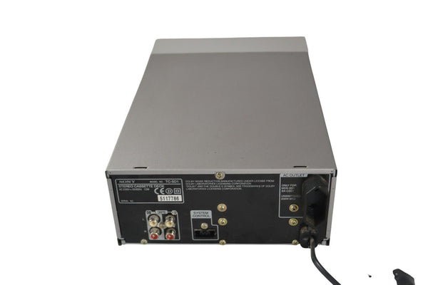 Sony TC SD1 Stereo Cassette Tape Deck Vintage HiFi Audio Component Silver - Chorlton Analogue