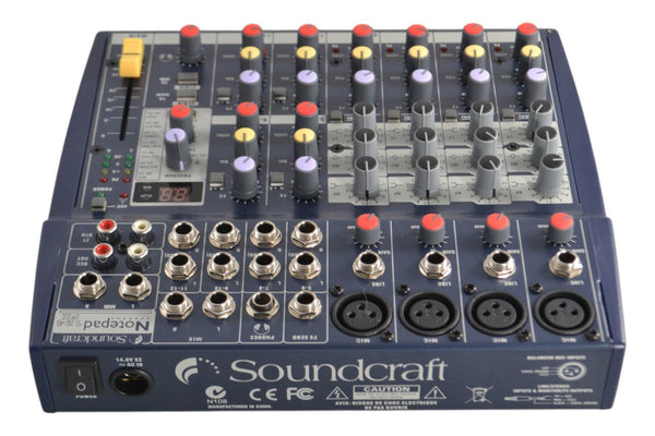 Soundcraft Notepad 124FX Mixer with UK PSU - Chorlton Analogue