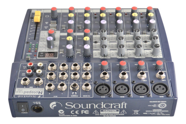 Soundcraft Notepad 124FX Mixer with UK PSU - Chorlton Analogue