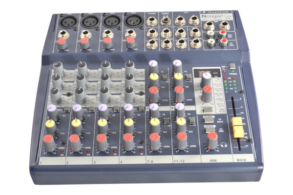 Soundcraft Notepad 124FX Mixer with UK PSU - Chorlton Analogue
