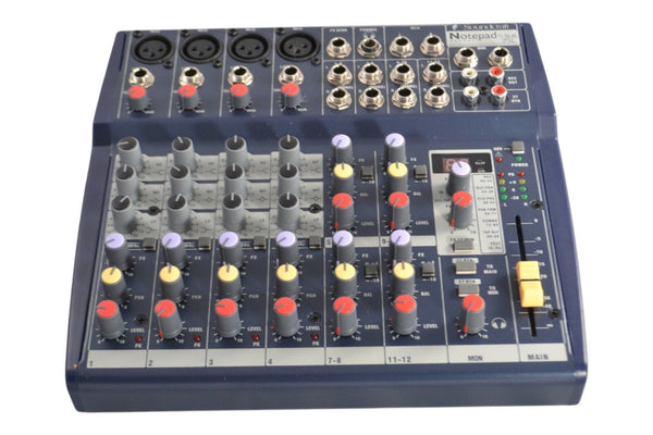 Soundcraft Notepad 124FX Mixer with UK PSU - Chorlton Analogue