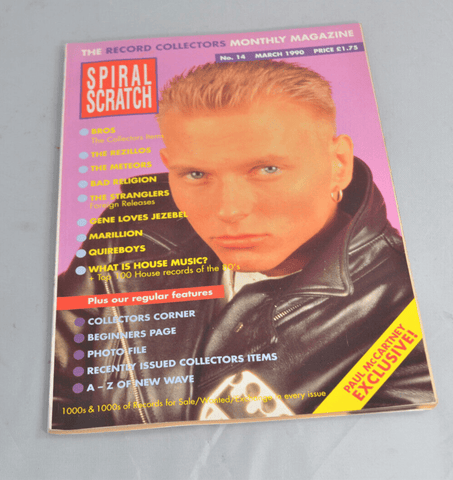 SPIRAL SCRATCH Magazine (no 14 - March 1990) BROS Meteors REZILLOS Bad Religion - Chorlton Analogue