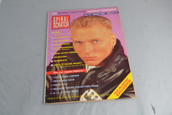 SPIRAL SCRATCH Magazine (no 14 - March 1990) BROS Meteors REZILLOS Bad Religion - Chorlton Analogue