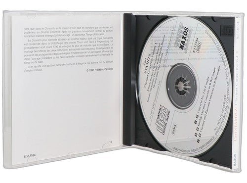 Stamitz - Clarinet Concertos Volume 1 - CD - Naxos - 1997 - Chorlton Analogue