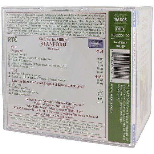 Stanford - Requiem / The Veiled Prophet of Khorassan - Box Set 2 CDs - Naxos - Chorlton Analogue