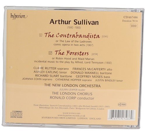 Sullivan - The Contrabandista, The Foresters - CD - Hyperion - 2004 - Chorlton Analogue
