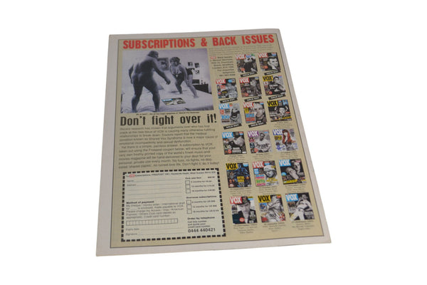 Talking Heads Record Hunter Magazine March 1992 - Chorlton Analogue