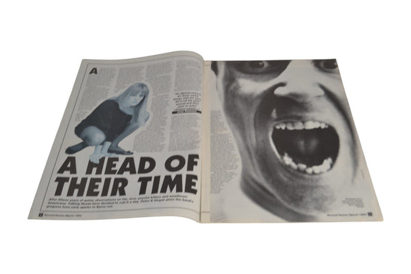 Talking Heads Record Hunter Magazine March 1992 - Chorlton Analogue