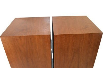 Tangent Vintage Hi - Fi Stereo Wooden Tower Speakers Pair 42cm Tall - Chorlton Analogue