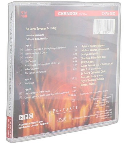 Tavener - Fall and Resurrection - CD - Chandos - 2000 - Richard Hickox - Chorlton Analogue