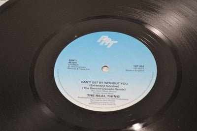 The Real Thing Can't Get By Without You 12 Inch Vinyl Record Remix - Chorlton Analogue