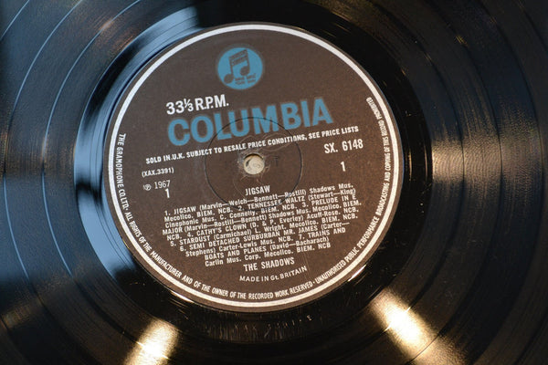 The Shadows Jigsaw Vinyl Record LP Album by Columbia Mono 1967 - Chorlton Analogue