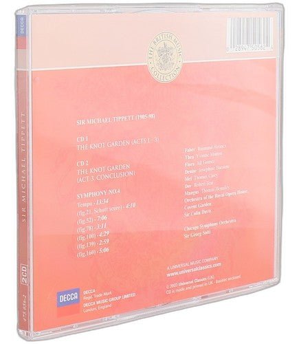 Tippett - The Knot Garden / Symphony No. 4 - Box Set 2 CDs - Decca - 2003 - Chorlton Analogue