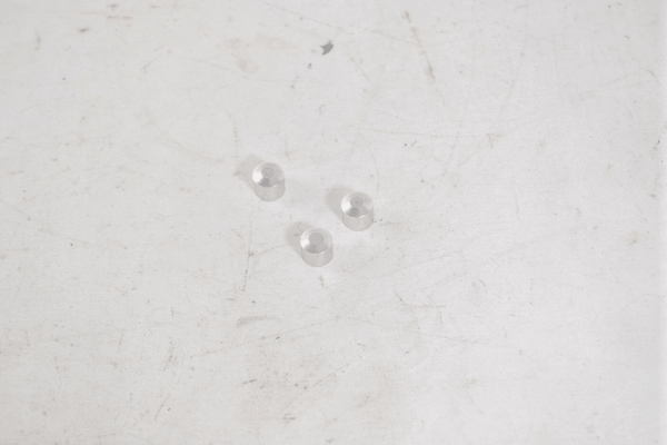 Transcriptor Saturn Turntable Motor Cover Nuts Set of 3 Silver - Chorlton Analogue