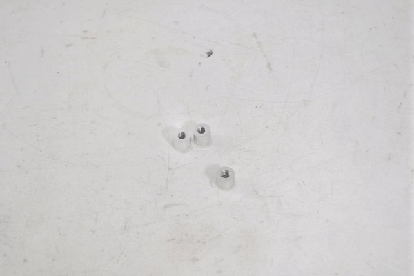 Transcriptor Saturn Turntable Motor Cover Nuts Set of 3 Silver - Chorlton Analogue