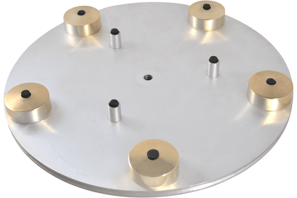 Transcriptor Saturn Turntable Platter Vintage Gold Orbes Domes - Chorlton Analogue