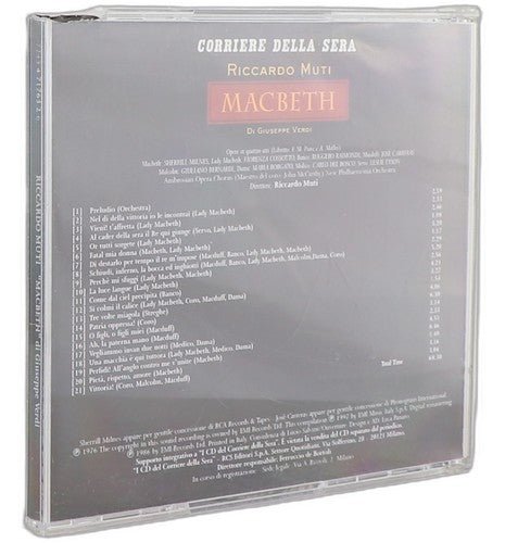 Verdi - Macbeth - CD - Corriere Della Sera - 1997 - Riccardo Muti - Chorlton Analogue