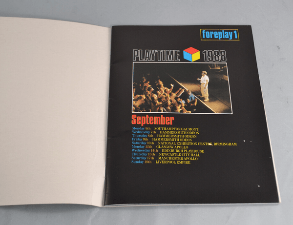 Vintage Peter Gabriel Playbook Concert Tour Programme 1983 - Chorlton Analogue
