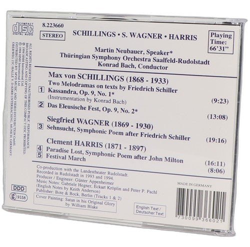 Von Schillings - Kassandra • Das Eleusische Fest (Two Meolodramas) - CD - Chorlton Analogue