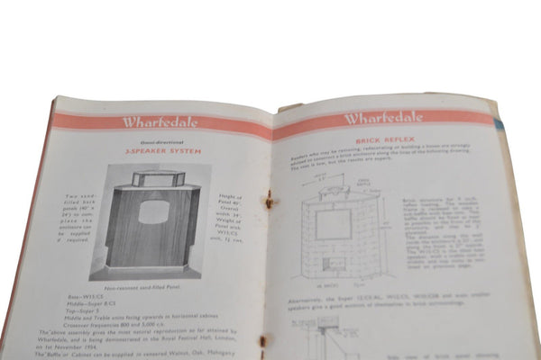 Wharfedale Speaker Driver Brochure Vintage - Chorlton Analogue