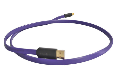 Wireworld Ultraviolet Silver Plated USB A Cable to Mini B - Chorlton Analogue