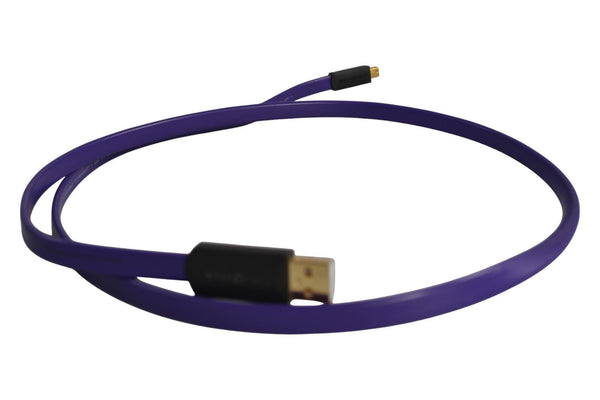 Wireworld Ultraviolet Silver Plated USB A Cable to Mini B - Chorlton Analogue