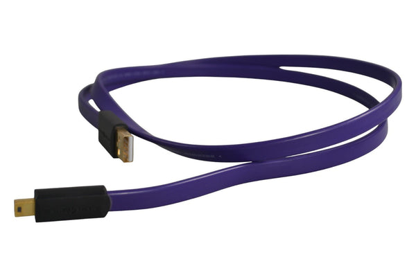 Wireworld Ultraviolet Silver Plated USB A Cable to Mini B - Chorlton Analogue
