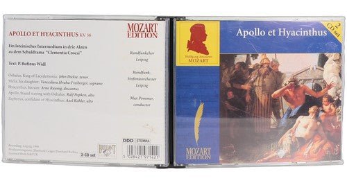 Wolfgang Amadeus Mozart - Apollo Et Hyacinthus KV 38 - Box Set 2 CDs - Chorlton Analogue