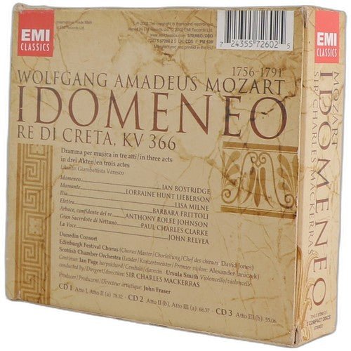 Wolfgang Amadeus Mozart - Idomeneo - Box Set 3 CDs - EMI Classics - 2002 - Chorlton Analogue