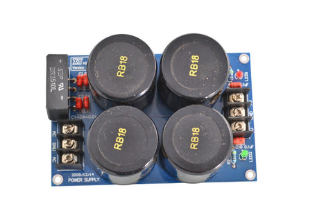 XY Hi - Fi Power Supply Board V5 - RB18 Capacitors - BR3510L Untested - Chorlton Analogue