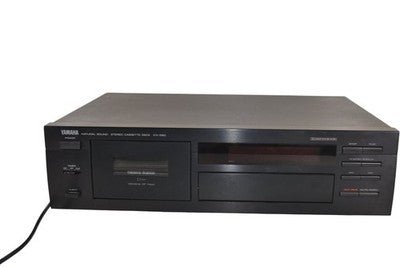 Yamaha KX - 580 Cassette Deck Vintage Stereo Natural Sound Audio Black - Chorlton Analogue