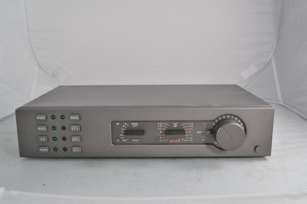 Quad 34 Late Charcoal Grey Preamplifier